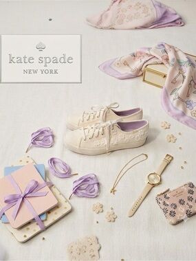 Kate Spade x Keds "Triple Kick" Floral Sneakers